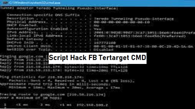 Script Hack FB Tertarget CMD