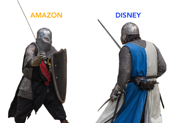 Disney vs Amazon ads