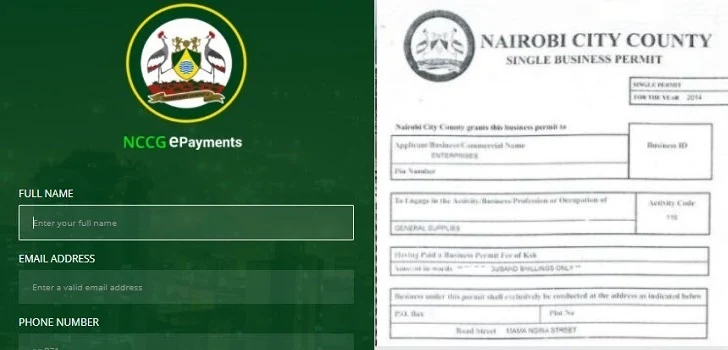 Apply OR Renew Single Business Permit Online 2024 (Nairobi)