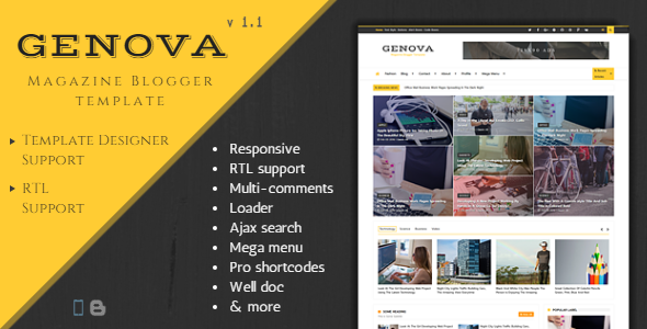 Genova-Blogger-Template