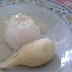 Bubur durian dan Pulut kukus