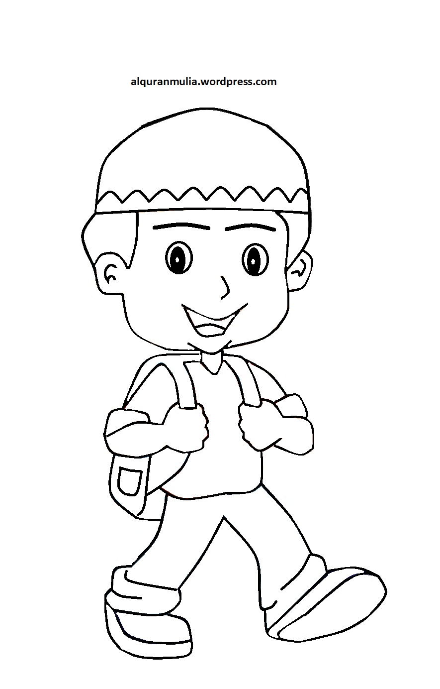 Gambar Pictures Gambar Kartun Anak Soleh Drawing Art Gallery 11