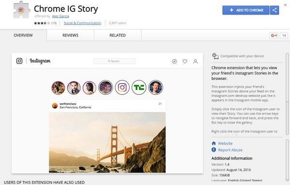 Cara Melihat Instagram Stories Melalui Browser Google Chrome