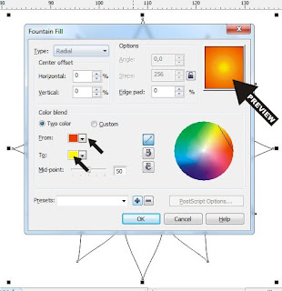 Berkreasi dengan Polygon Tool, www.tutoriallengkapcoreldraw.blogspot.com