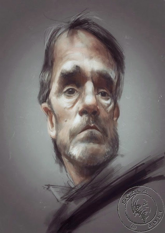 Caricatura de Jeremy Irons by Risa Sin Más