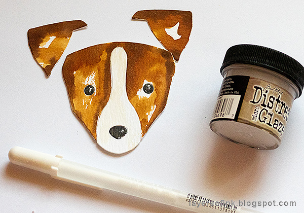 Layers of ink - Jack Russell Tag Tutorial by Anna-Karin Evaldsson.