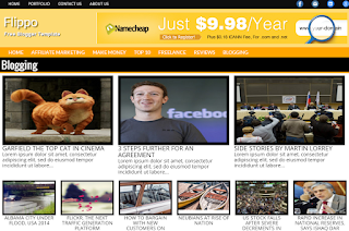 flippo blogger template