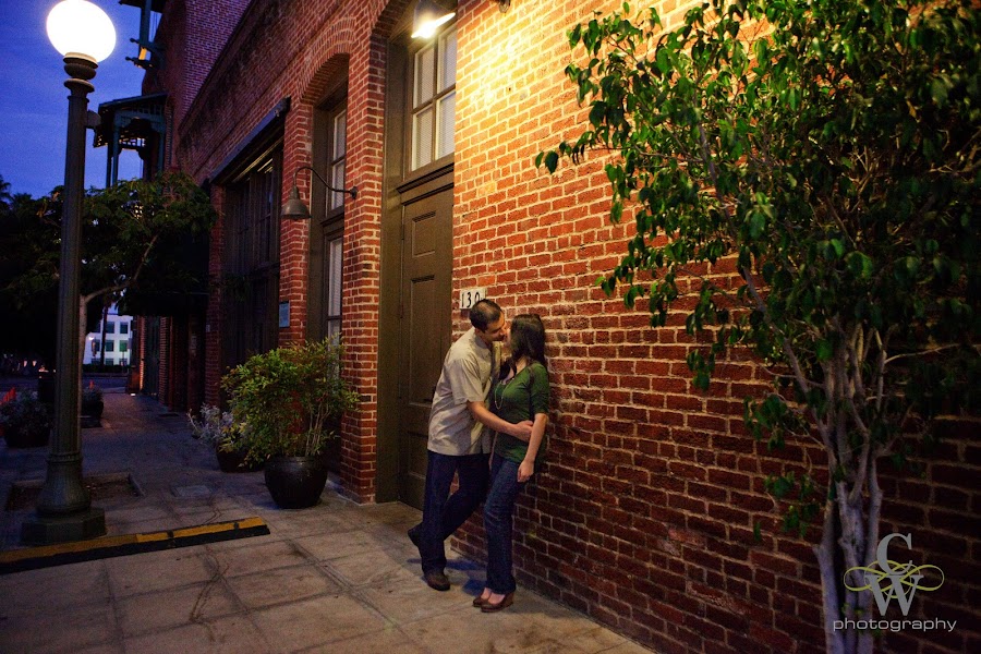 engagement portrait, Union Station los angeles