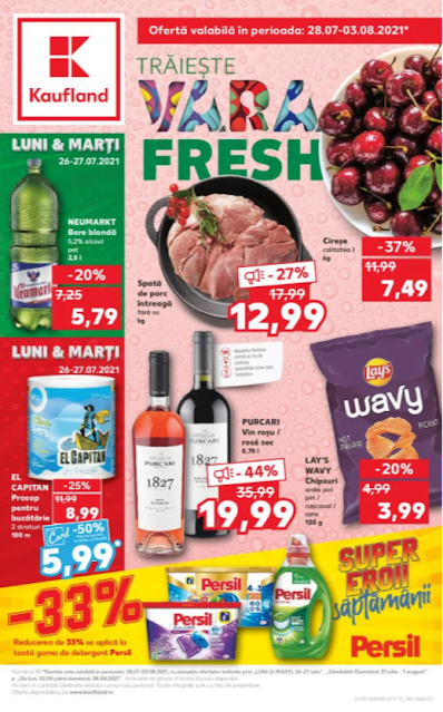 Kaufland Promotii + Catalog - Brosura 28.07 - 03.08 202