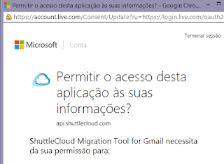 Como abrir email do Outlook.com no Gmail