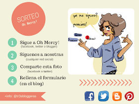 Sorteo Oh Mercy - Con la realidad en los talones - tr3s bloggeras