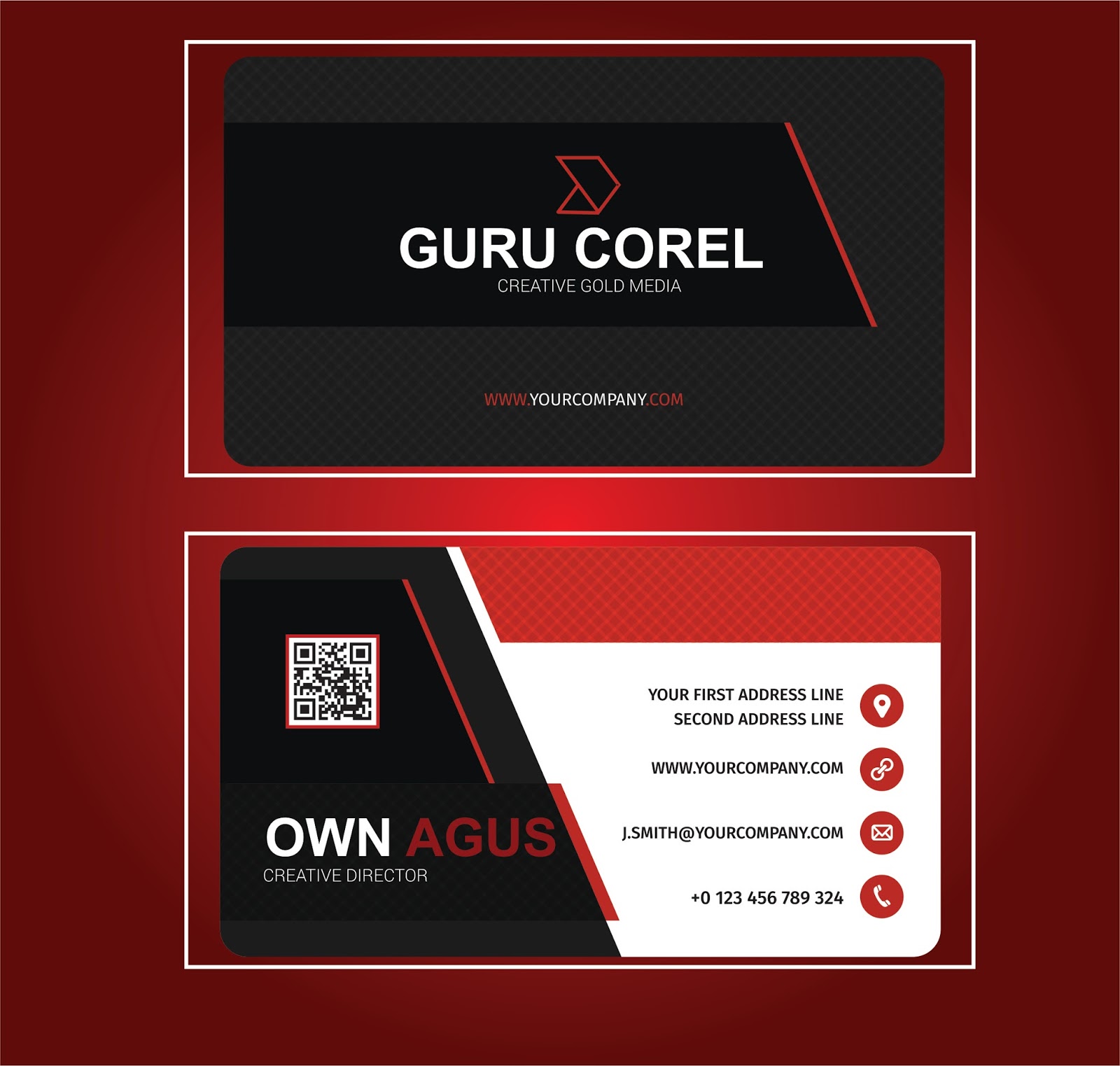 DOWNLOAD TEMPLATE ID CARD FORMAT CORELDRAW CDR - Guru Corel