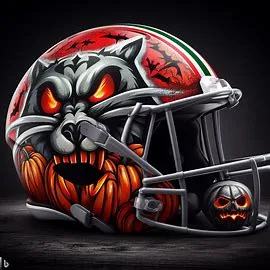 Ohio Bobcats halloween concept helmet