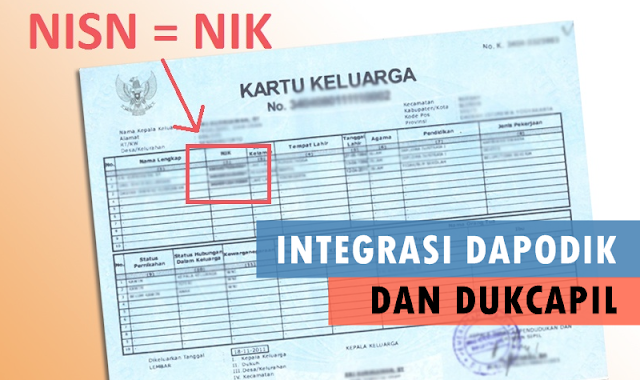 Mulai Tahun Pelajaran 2019/2020 NISN Siswa Akan Diganti Dengan NIK