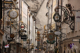 rua em Salzburg Áustria