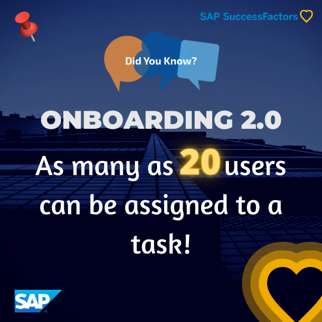 SuccessFactors Onboarding 2.0 - Did you know facts