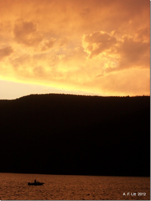 Sunset. East Lake, Newberry Caldera. Newberry Volcanic National Monument, Oregon. August 17, 2012. Photo of the Day by A. F. Litt: September 28, 2012. Sunset. East Lake, Newberry Caldera. Newberry Volcanic National Monument, Oregon. August 17, 2012. Photo of the Day by A. F. Litt: September 28, 2012.
