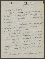 A page from a handwritten letter.