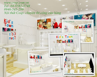 Thiet ke shop thoi trang tre em Kid's Town