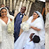 ReelDeel22: Beautiful Photos Of The Newlyweds, Rita Dominic & Fidelis As They Step Out Of The Church