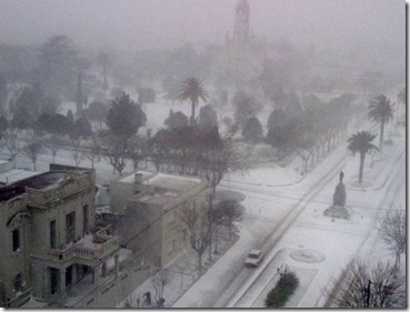 Buenos Aires snowstorm