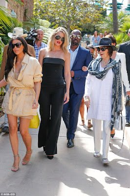 The Kardashian's all turn out to celebrate another day of their Grandmother's 82nd birthday 