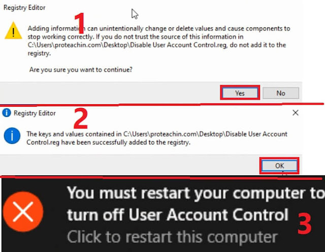 تعطيل disabled user account control