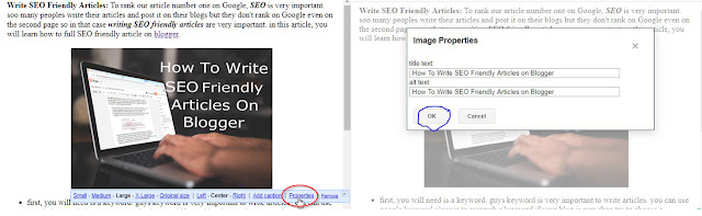 How To Write SEO Friendly Articles on Blogger