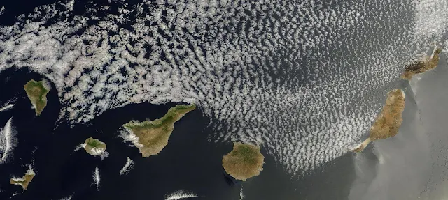 Espectacular foto de Canarias desde satélite, 2 junio