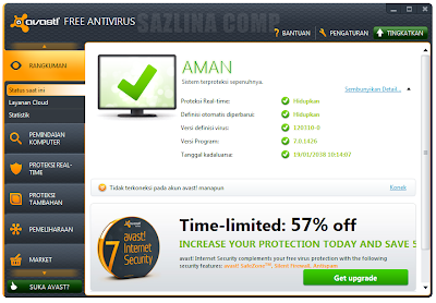 Avast! Free Antivirus 8.0.1497 Terbaru 2013.png