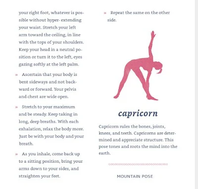 CAPRICORN yoga post info