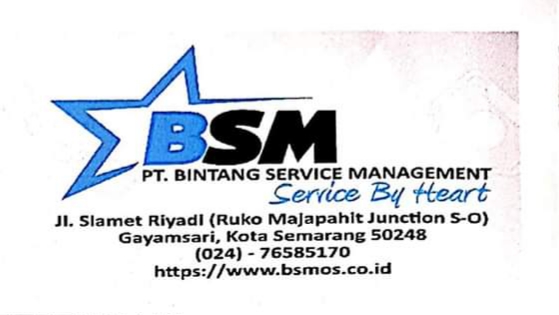 Lowongan Kerja Semarang SMA Juli 2020 Terbaru di PT Bintang Service Management sebagai 