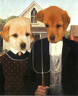 5th Grade - American Gothic Parodies with Photoshop