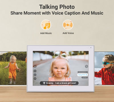 Cozyla Digital Frame Brings Memories to Life with Voice and Music