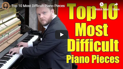 Top 10 das peças de piano mais difíceis