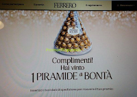 Foto Vince al primo tentativo la Piramide di bontà Ferrero Rocher