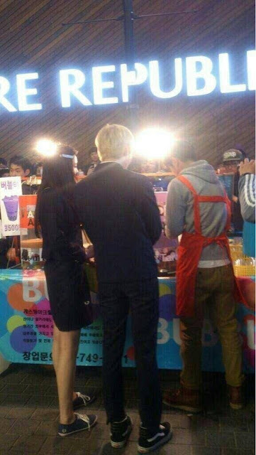 Taemin and Na Eun filming We Got Married 130430_ 2