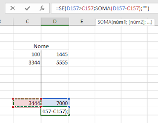 fórmula razonete Excel