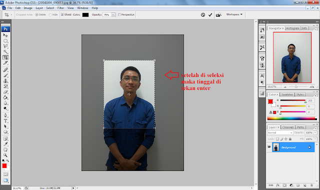 Membuat Pas Photo Dengan Mudah di Photoshop