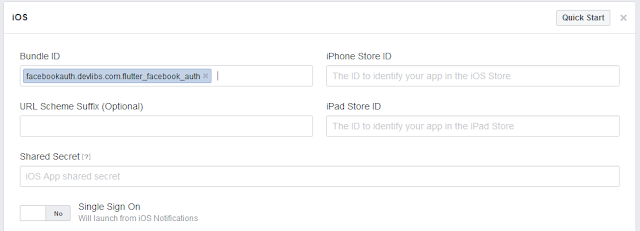 ios bundle id facebook developer