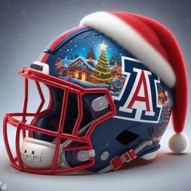 Arizona Wildcats Christmas Helmets