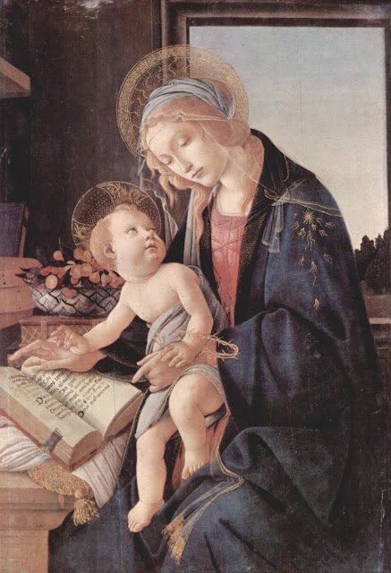 Botticelli,Madonna,Jesus