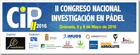 Más información: www.padelscience.com/cip2016