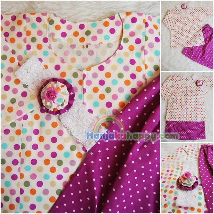 Manjakuhappy Sihat ceria riang bergaya Baju  Kurung  Baby  