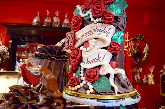 Choccywoccydoodah wedding cake