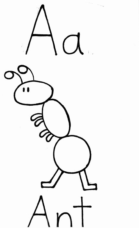 Ant Coloring Page