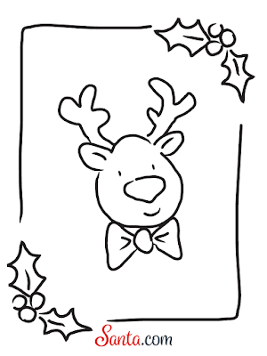 Santa.com Reindeer Printable