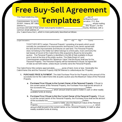 Free Buy-Sell Agreement Templates