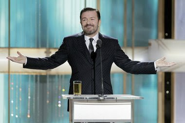 Golden Globes 2012 : with Ricky Gervais