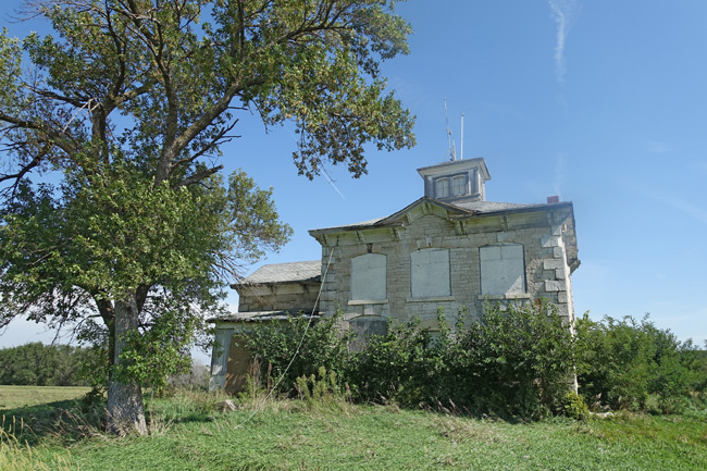 Abandoned Israel Beetison Mansion in Ashland Nebraska